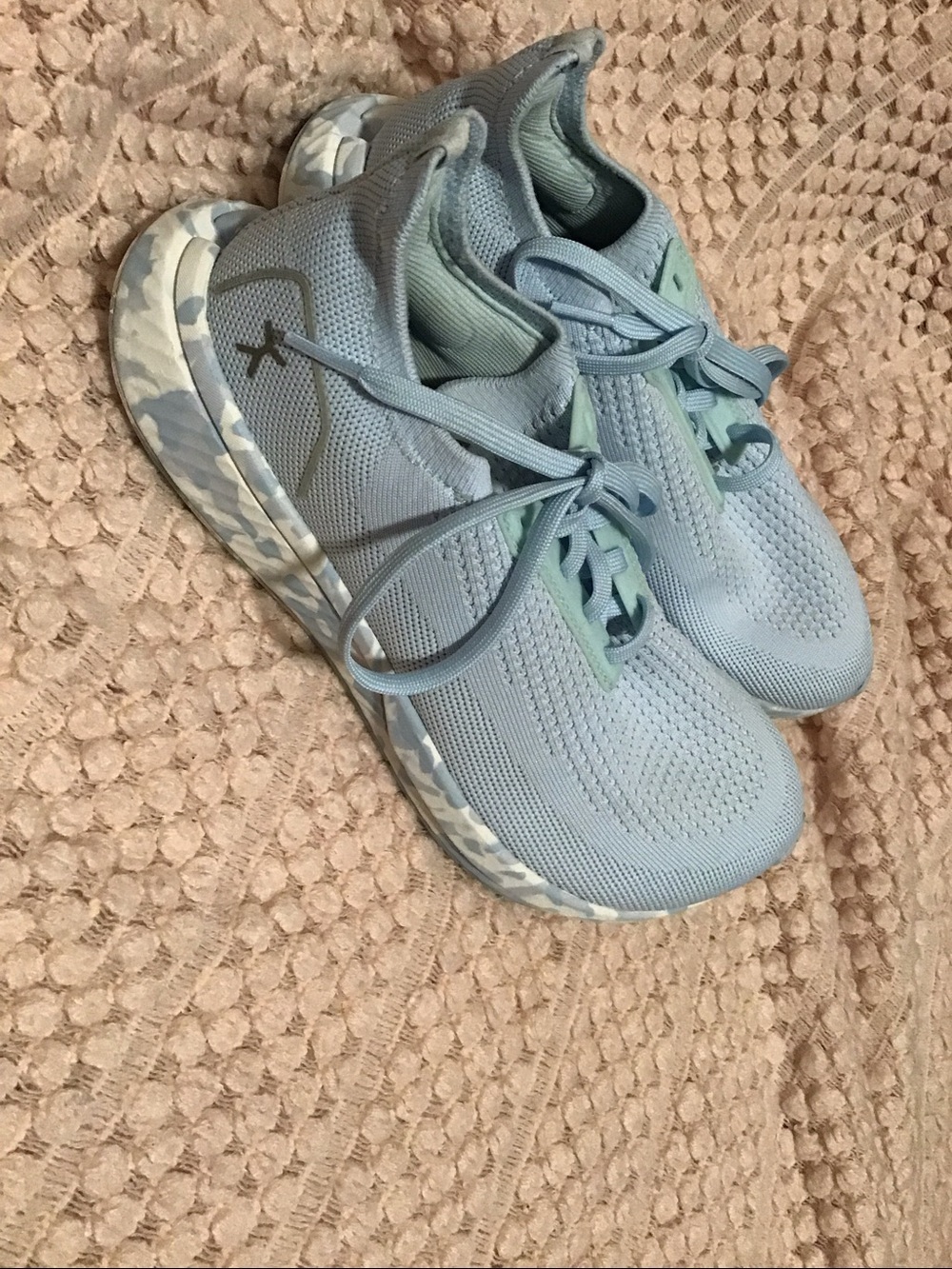 Women's Flux Footwear Light Blue and white Sneakers